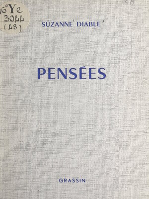cover image of Pensées